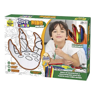 Tapete de Colorir Dino - Samba Toys