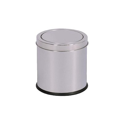 Lixeira Inox Basculante - 3 Litros - Mor