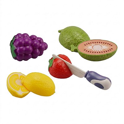 Kit Comidinhas Frutas e Vegetais - 5 Peças - Fênix