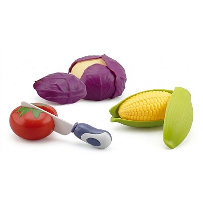 Kit Comidinhas Frutas e Vegetais - 4 Peças - Fênix