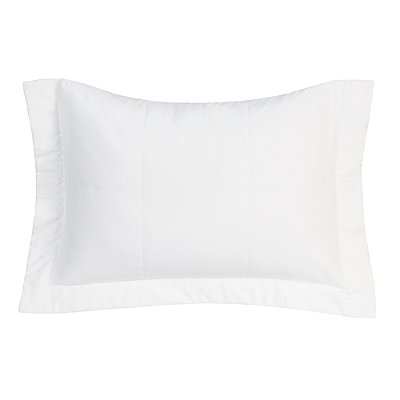 Porta Travesseiro Toque Acetinado Soufflé - Branco - Altenburg