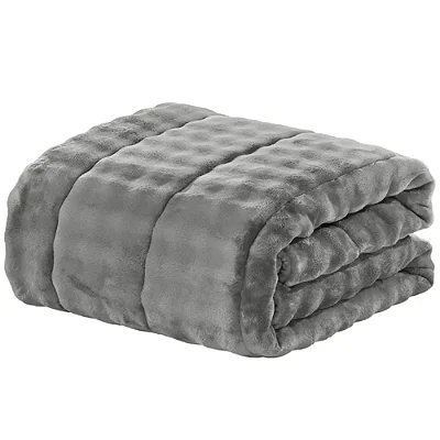 Coberdrom Plush Confort - King - Cinza Urbano - Kalux