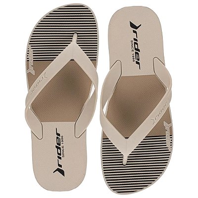 Chinelo Masculino Core Graphic - Bege - Rider