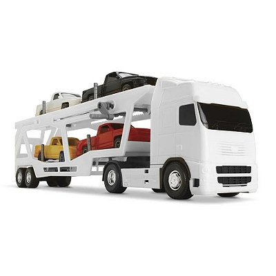 Caminhão Cegonheira Voyager - Branco - Roma