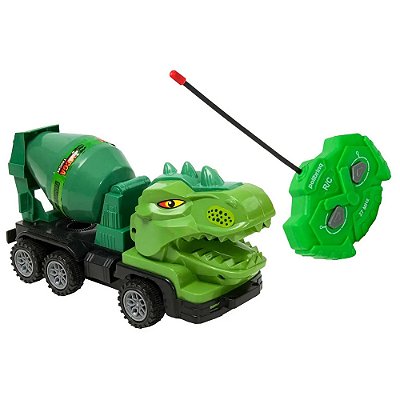 Carro Dino Mega Trucks Controle Remoto 2 em 1 - Polibrinq