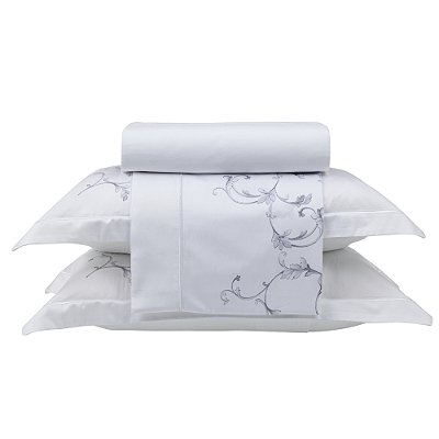 Jogo de Cama Lázio 300 Fios - Casal - Plume - Kacyumara