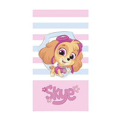 Toalha de Banho Infantil Patrulha Canina - Skye - Döhler
