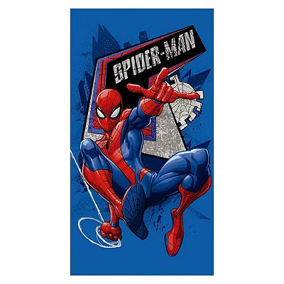 Toalha de Banho Aveludada Spiderman - Teia - Döhler