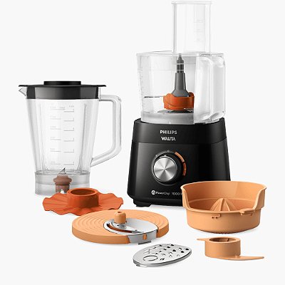 Multiprocessador PowerChop 1000W HR7304/93 - Philips Walita