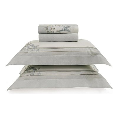 Jogo de Cama Alanis 200 Fios - Casal - 4 Peças - Karsten