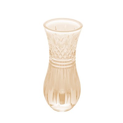 Vaso de Cristal Lys Âmbar - 15cm - Wolff