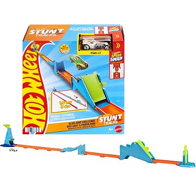 Pista Hot Wheels Desafio de Salto Stunt Tracks - Mattel