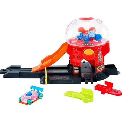 Pista Playset Hot Wheels City Speed Snap Doceria do Centro da Cidade - Mattel