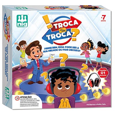 Jogo Troca ou Não Troca? - Nig Brinquedos