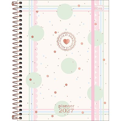 Agenda Planner Espiral Soho 2027 - Big Poá - Tilibra