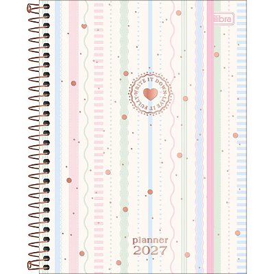 Agenda Planner Espiral Soho 2027 - Lines - Tilibra