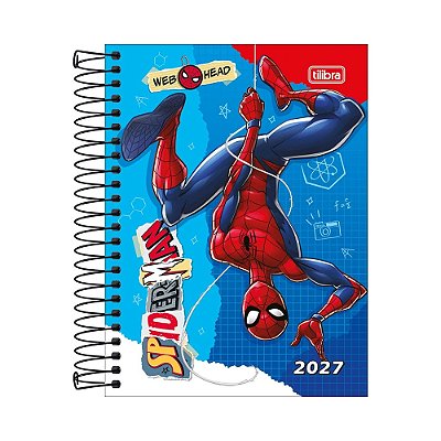Agenda Espiral Diária Spider-Man 2027 - Tilibra