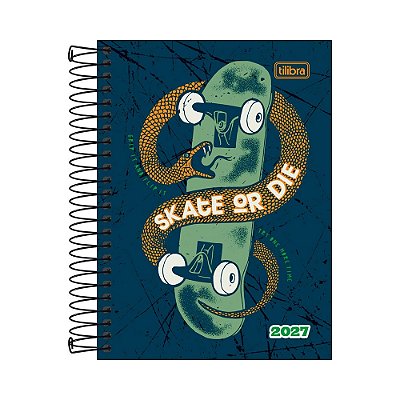 Agenda Espiral Diária Spice Masculina 2027 - Cobra - Tilibra