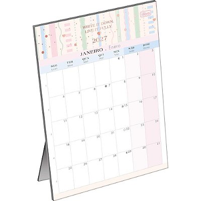 Calendário de Mesa Soho 2027 - Tilibra
