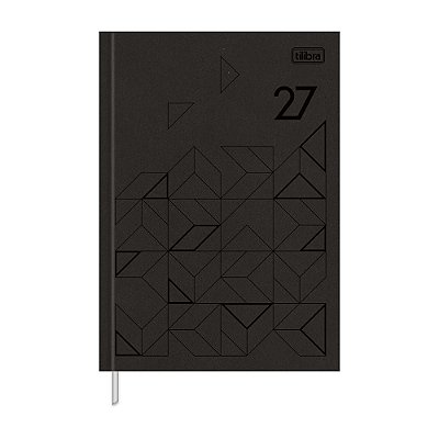 Agenda Executiva Costurada Prátika 2027 - Preto - Tilibra