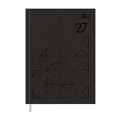 Agenda Diária Costurada Prátika 2027 - Preto - Tilibra