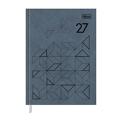 Agenda Diária Costurada Prátika 2027 - Cinza - Tilibra