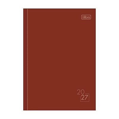 Agenda Costurada Diária Spice 2027 - Vermelho - Tilibra