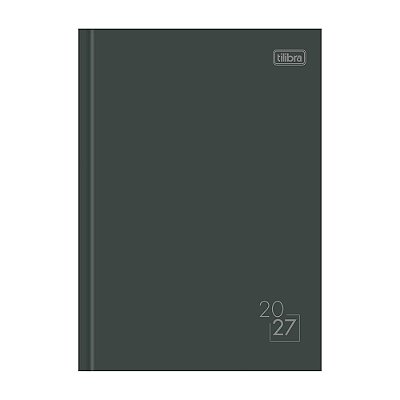 Agenda Costurada Diária Spice 2027 - Cinza - Tilibra