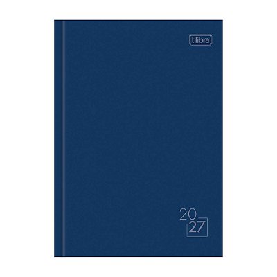 Agenda Costurada Diária Spice 2027 - Azul - Tilibra