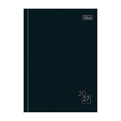 Agenda Costurada Diária Spice 2027 - Preto - Tilibra