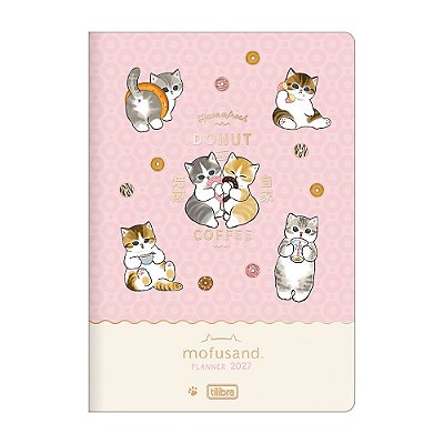 Agenda Planner Grampeada Mofusand 2027 - Rosa - Tilibra