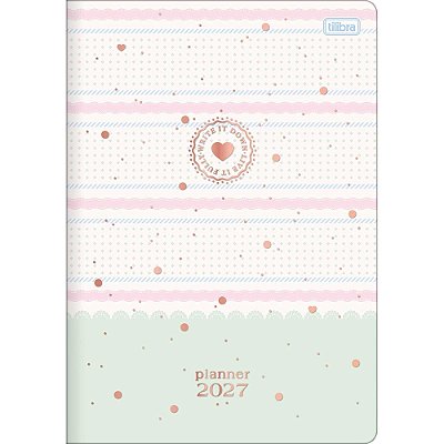 Agenda Planner Grampeada Soho 2027 - Poá - Tilibra
