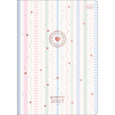Agenda Planner Grampeada Soho 2027 - Lines - Tilibra