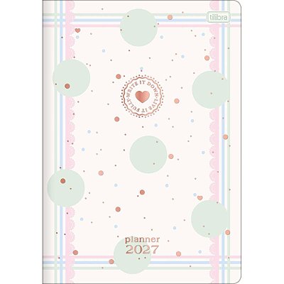 Agenda Planner Grampeada Soho 2027 - Big Poá - Tilibra