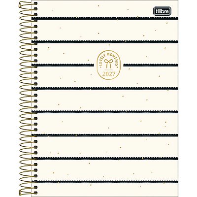 Agenda Espiral Diária West Village 2027 Grande - Faixas - Tilibra
