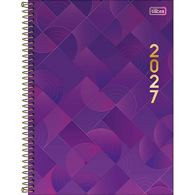 Agenda Espiral Executiva Spot 2027 - Grande - Roxa - Tilibra