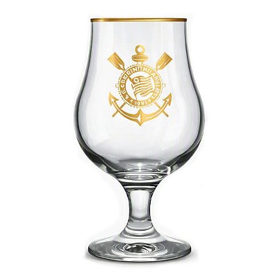 Taça de Vidro Dublin Times Série Ouro 400ml - Corinthians - Brasfoot