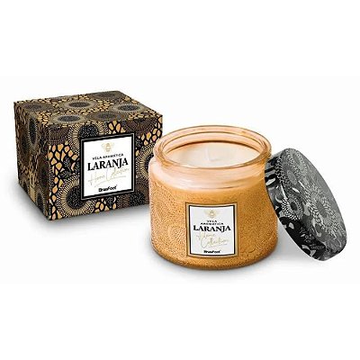 Vela Aromática Home Collection Florence 110gr - Laranja - Brasfoot