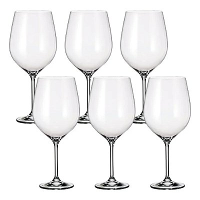 Jogo de Taças de Água Gastro - 740ml - 6 Peças - Bohemia Crystal