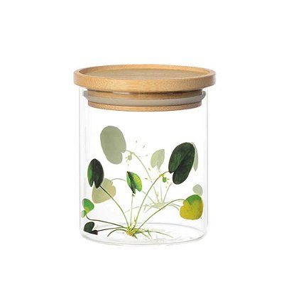 Porta Mantimento Vidro Borossilicato Natureza Viva - 400ml - Full Fit