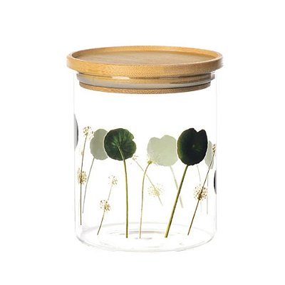 Porta Mantimento Vidro Borossilicato Natureza Viva - 800ml - Full Fit