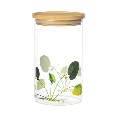 Porta Mantimento Vidro Borossilicato Natureza Viva - 1L - Full Fit