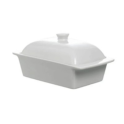 Manteigueira Blanc em Porcelana 16cm - L'Hermitage