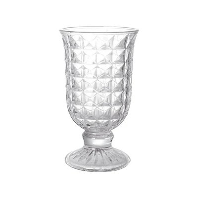 Vaso Triaré Floreiro em Cristal - 18cm - L'Hermitage