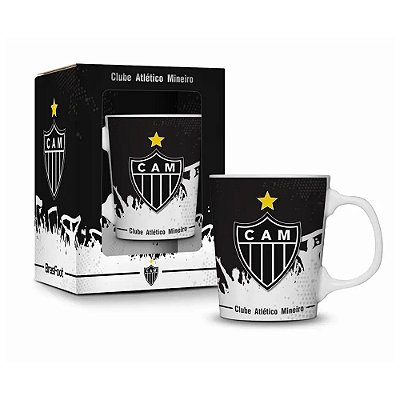 Caneca de Porcelana Premium Atlético MIneiro 260ml - Brasfoot