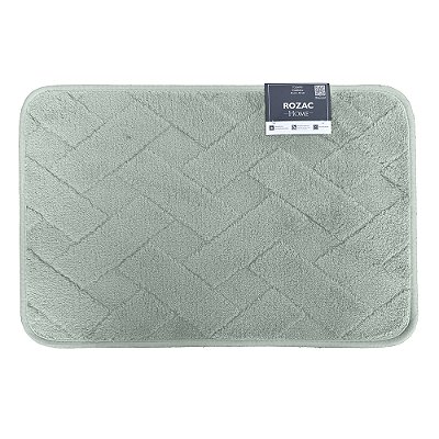 Tapete Tijolinho Conforto Antiderrapante - 38cmX58cm - Verde - Rozac