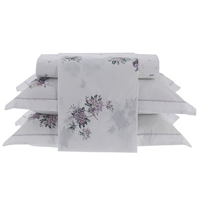 Jogo de Cama Vida Bela Basic 200 Fios King - Avy - Kacyumara