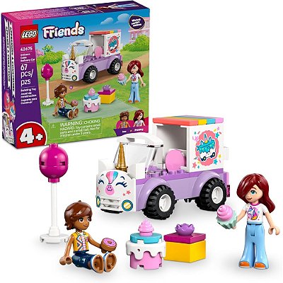 Lego Friends Carro Unicórnio Entrega de Bolos 67 Peças - Lego