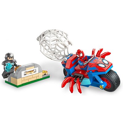 Lego Marvel Spidey e Motocicleta Vs. Rhino 61 Peças - Lego