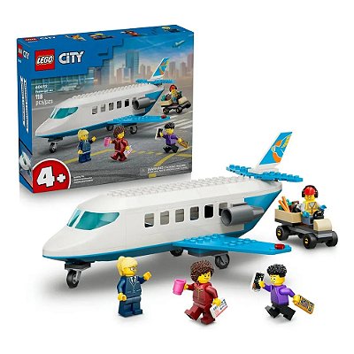 Lego City Avião de Passageiros 118 Peças - Lego